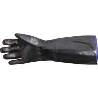 Chemstop Thermal Lined Glove, Size Large, 18" L, Neoprene, Cotton Inner Lining, Winter Lined Maritime Industrial Rubber