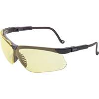 Lunettes de s&eacute;curit&eacute; Uvex HydroShield Genesis, Lentille Ambr&eacute;e, Antibu&eacute;e/Anti-&eacute;gratignures, ANSI Z87+/R&eacute;pond ou surpasse la norme CSA Z94.3 Maritime Industrial Rubber