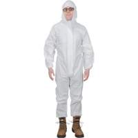 Combinaisons &agrave; capuchon de premi&egrave;re qualit&eacute;, Petit, Blanc, Microporeux Maritime Industrial Rubber