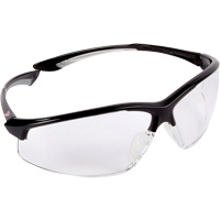 Dynamic Hummingbird Semi-Rimless Safety Glasses, Clear Lens, Anti-Fog, ANSI Z87+/Meets/Exceeds CSA Z94.3 Maritime Industrial Rubber