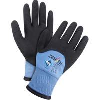 ZX-30° Premium Coated Gloves, Medium, Foam PVC Coating, 15 Gauge, Nylon Shell Maritime Industrial Rubber