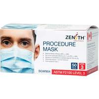 Disposable Procedure Face Masks, ASTM F2100 Level 3, Class 1 Maritime Industrial Rubber
