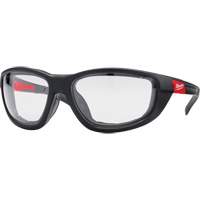 Performance Safety Glasses with Gaskets, Clear Lens, Anti-Fog/Anti-Scratch, ANSI Z87+/Meets/Exceeds CSA Z94.3 Maritime Industrial Rubber