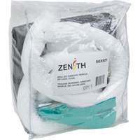 Trousse d'&eacute;quipement de lutte contre les d&eacute;versements, Huile seulement/Universel, Sac, Absorbance de 10 gal. US Maritime Industrial Rubber