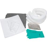 Spill Kit, Oil Only/Universal, Bag, 10 US gal. Absorbancy Maritime Industrial Rubber
