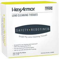 Serviettes nettoyantes pour lentilles, 4,9" x 7,9", 300 /pqt. Maritime Industrial Rubber
