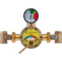 Mitigeur pour assemblage au groupe expos&eacute; d'une douche d'urgence simple ou combin&eacute;e, 56 gal./min Maritime Industrial Rubber