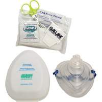 Ensemble de masque RCR de poche et accessoires, Masque r&eacute;utilisable, Classe 2 Maritime Industrial Rubber