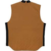 Gilet &agrave; moto WV04, Hommes, Petit, Brun Maritime Industrial Rubber