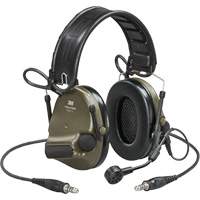 Peltor ComTac VI NIB Dual Lead Headset with Arc, Headband Style, 23 dB Maritime Industrial Rubber