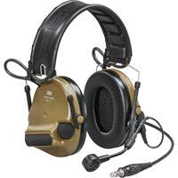 Peltor ComTac VI NIB Single Lead Headset with Arc, Headband Style, 23 dB Maritime Industrial Rubber