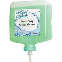 Savon apaisant &agrave; l'alo&egrave;s Kool Splash, Mousse, 1000 ml, Parfum&eacute; Maritime Industrial Rubber