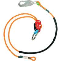 RAD Adjustable Rope Safety Lanyard, 1 Legs, 6', CSA Class F Maritime Industrial Rubber