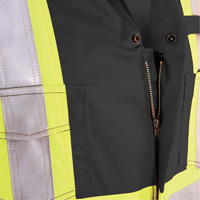 7702BK FR-Tech&reg; 88/12 FR Arc Rated Coveralls, Size 36, Black, 9.7 cal/cm² Maritime Industrial Rubber