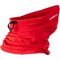 Workskin Neck Gaiter, Red, Polyester Maritime Industrial Rubber