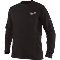 Workskin Long Sleeve Shirt, Men's, Small, Black Maritime Industrial Rubber