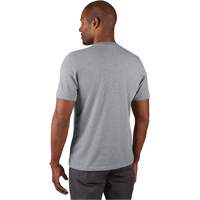Hybrid Work Tee Shirt, Men's, Small, Grey Maritime Industrial Rubber