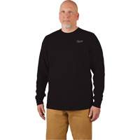 Hybrid Work Tee Shirt, Men's, Small, Black Maritime Industrial Rubber