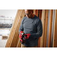 Hybrid Work Tee Shirt, Men's, Small, Blue Maritime Industrial Rubber