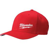 Casquette ajust&eacute;e Flexfit, Rouge, Poly-coton Maritime Industrial Rubber