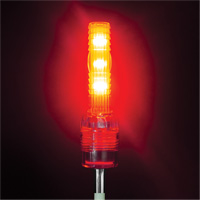 Tige de s&eacute;curit&eacute; avec lumi&egrave;re robuste Safety Whip Maritime Industrial Rubber