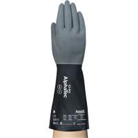 AlphaTec&reg; Chemical-Resistant Gloves, Size 7, 13" L, Neoprene/Nitrile, Nylon Inner Lining, 17-mil Maritime Industrial Rubber
