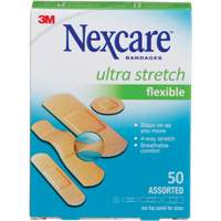 Nexcare Ultra Stretch Bandages, Assorted, Plastic, Non-Sterile Maritime Industrial Rubber
