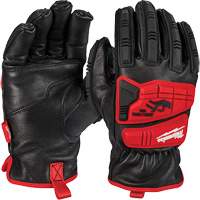 Gants en peau de ch&egrave;vre Impact, Moyen, Paume en Cuir fleur Maritime Industrial Rubber