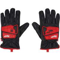 Gants en peau de ch&egrave;vre Impact, Moyen, Paume en Cuir fleur Maritime Industrial Rubber