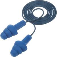 E-A-R Ultrafit Premolded Earplugs, Corded, One-Size, Bulk - Polybag, NRR 25 dB NRR dB Maritime Industrial Rubber