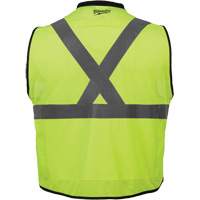 Performance Safety Vest, High Visibility Lime-Yellow, 4X-Large/5X-Large Maritime Industrial Rubber