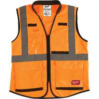 Performance Safety Vest, High Visibility Orange, 4X-Large/5X-Large Maritime Industrial Rubber