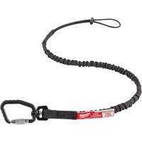 Locking Tool Lanyard, Bungee, Carabiner/Loop Maritime Industrial Rubber