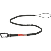 Extended Reach Locking Tool Lanyard, Bungee, Carabiner/Loop Maritime Industrial Rubber