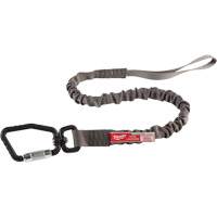Locking Tool Lanyard, Bungee, Carabiner/Loop Maritime Industrial Rubber