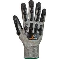 TenActiv STXFNVB Impact Gloves, Medium, Synthetic Palm, Knit Wrist Cuff Maritime Industrial Rubber