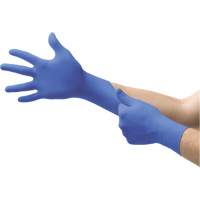 Microflex&reg; N85 Gloves, X-Small, Nitrile, 3.5-mil, Powder-Free, Blue, Class 2 Maritime Industrial Rubber