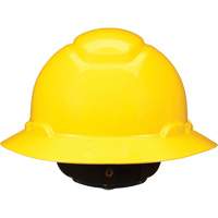 SecureFit H-800 Full Brim Hardhat, Meets CSA Type 1, Ratchet Suspension, Non-Vented Maritime Industrial Rubber