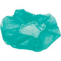 Bonnets bouffants, Polypropyl&egrave;ne, 21", Vert Maritime Industrial Rubber