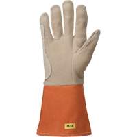 Gants de soudage TIG, Cuir fleur de daim, Taille Moyen Maritime Industrial Rubber