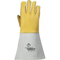 Gants de soudage TIG, Cuir fleur de d'&eacute;lan, Taille Petit Maritime Industrial Rubber
