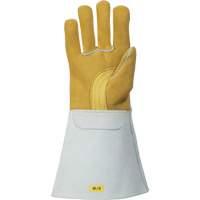 Gants de soudage TIG, Cuir fleur de d'&eacute;lan, Taille Petit Maritime Industrial Rubber