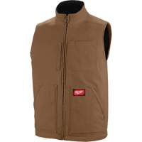 Veste doubl&eacute;e en sherpa ultra-r&eacute;sistante, Hommes, Petit, Brun Maritime Industrial Rubber