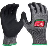 High-Dexterity Dipped Gloves, Size Small, 18 Gauge, Nitrile Coated, Polyethylene Shell, ASTM ANSI Level A6/EN 388 Level F Maritime Industrial Rubber