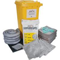 Spill Kit, Universal, Bin, 63 US gal. Absorbancy Maritime Industrial Rubber