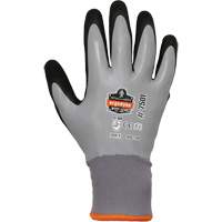 ProFlex 7501 Coated Waterproof Winter Work Gloves, Small, Nitrile/Latex Coating, 10/15 Gauge, Polyester Shell Maritime Industrial Rubber