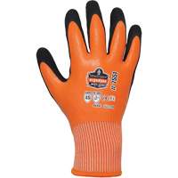 ProFlex 7551 Coated Cut-Resistant Winter Work Gloves, Size Small, 10/13 Gauge, Nitrile/Rubber Latex Coated, HPPE Shell, ASTM ANSI Level A5/EN 388 Level E Maritime Industrial Rubber