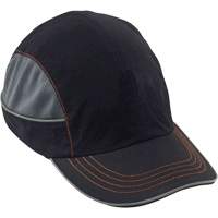 Skullerz 8950XL Bump Cap with Long Brim, Black Maritime Industrial Rubber