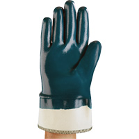 Nitrotough N660 Gloves, 9, Nitrile Coating, Cotton Shell Maritime Industrial Rubber