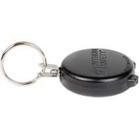 Steel Cable Tool Tether, Retractable, Key Ring Maritime Industrial Rubber